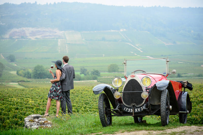 Route des grands crus du vignoble bourguignon
