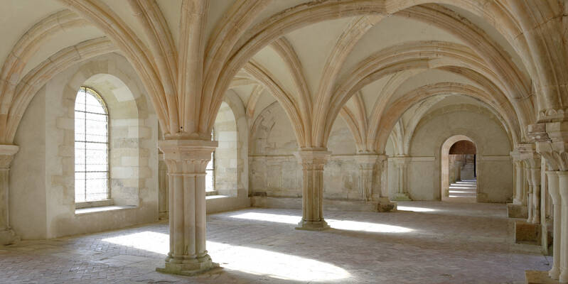 Abbaye de Fontenay_Salle capitulaire ©Fréderic Dupin